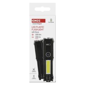 Lampáš EMOS LED NABÍJAČKA, 150 lm, 1 200 mAh čierna

 obrázok produktu 2 z 6