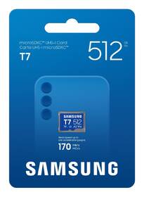 Pamäťová karta Samsung T7 MicroSDXC 512GB UHS-I U3 (170R) modrá

 obrázok produktu 3 z 4