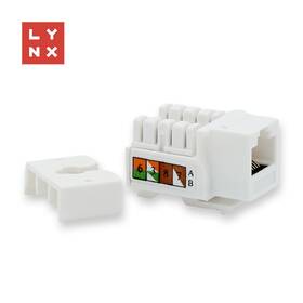 Spojka Lynx UTP Cat5e, 90 stp. biela

 obrázok produktu 1 z 1