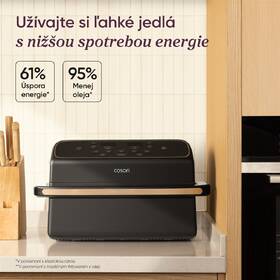 Fritéza teplovzdušná COSORI Dual Blaze Twin Fry Compact 8,6 l, keramika čierna

 obrázok produktu 7 z 11