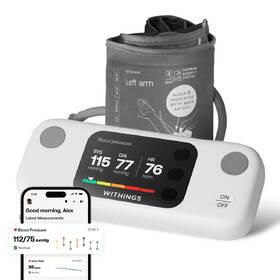 Tlakomer na pažu Withings BPM Vision WPM07 sivý

 obrázok produktu 3 z 5