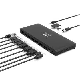 Dokovacia stanica PORT CONNECT USB-C, 2x4K čierna

 obrázok produktu 1 z 3