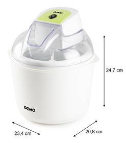 Zmrzlinovač Domo DO9304I biely

 obrázok produktu 1 z 19