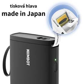 Tlačiareň štítkov Niimbot D11-H Smart + role štítků čierna

 obrázok produktu 2 z 4
