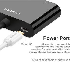 Redukcia UGREEN HDMI/VGA + HDMI Converter čierna

 obrázok produktu 7 z 10