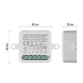 Modul EMOS GoSmart stmievací IP-2112DZ, ZigBee, 2-kanálový 

 obrázok produktu 7 z 19