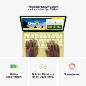 Notebook Apple 13" A18 Pro 6× CPU 5× GPU, 8 GB, 512 GB, Touch ID - Indigo SK 

 obrázok produktu 8 z 9