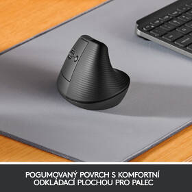Myš Logitech Lift Left Vertical Ergonomic sivá

 obrázok produktu 2 z 8