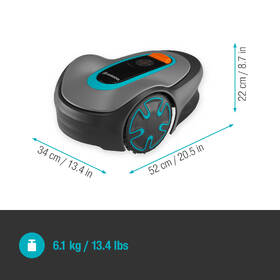 Robotická kosačka Gardena 15202-32 (s batériou) 

 obrázok produktu 6 z 8