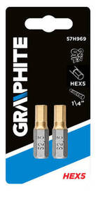 Sada bitov Graphite 5 x 25mm (2ks) 

 obrázok produktu 1 z 1