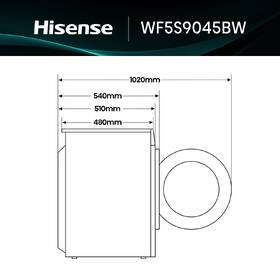 Práčka Hisense WF5S9045BW biela

 obrázok produktu 10 z 22