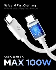 Nabíjačka do siete Spigen Essential 45W, USB-C + USB-C kabel biela

 obrázok produktu 3 z 6