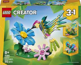 Stavebnica LEGO® Creator 3 v 1 31384 Divoká zvířata: Barevný kolibřík 

 obrázok produktu 7 z 8