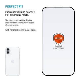 Tvrdené sklo FIXED Armor s Anti-dust aplikátorom na Apple iPhone 15 Plus/16 Plus čierne

 obrázok produktu 2 z 11