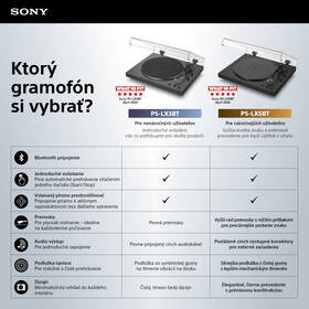 Gramofón Sony PS-LX3BT čierny

 obrázok produktu 15 z 15