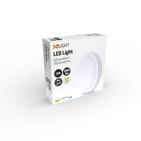 LED stropné svietidlo Solight okrúhle, 20W, 1500lm, 4000K, IP54, 20cm biele

 obrázok produktu 6 z 6