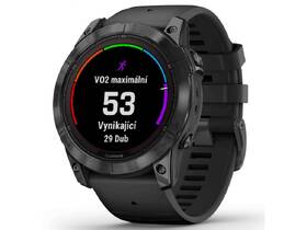 Inteligentné hodinky Garmin fenix 7X Pro Sapphire Solar - Titan Carbon Grey / Black Silicone Band 

 obrázok produktu 1 z 11