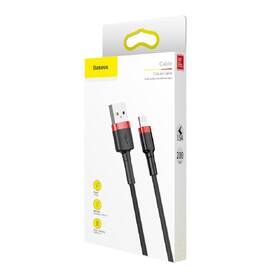 Kábel Baseus Cafule USB/Lightning, 1,5A, 2m čierny/červený

 obrázok produktu 5 z 5