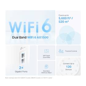 Kompletný Wi-Fi systém TP-Link Deco X10 (3 ks) biely

 obrázok produktu 1 z 5