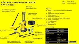Vysokotlakový čistič Kärcher K 3 Car & Home 

 obrázok produktu 7 z 7