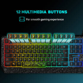 Klávesnica Connect IT DOODLE RGB, CZ/SK čierna

 obrázok produktu 6 z 12