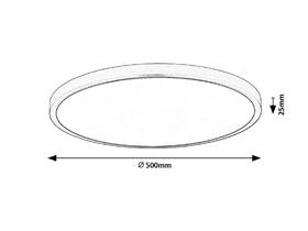 LED stropné svietidlo Rabalux Paulos 71075 biele

 obrázok produktu 5 z 5
