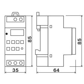 Spínač časový Elektrobock CS4-16 na DIN lištu 

 obrázok produktu 5 z 6