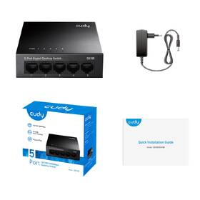 Switch Cudy GS105 čierny

 obrázok produktu 3 z 5