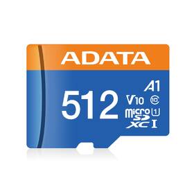 Pamäťová karta ADATA Premier MicroSDXC 512GB UHS-I (100R/25W) + adaptér 

 obrázok produktu 1 z 2