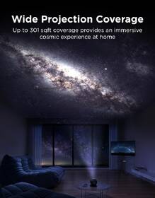 Stolná lampa Govee Galaxy Light Projector 2 Pro, Matter, s reproduktorom čierna

 obrázok produktu 2 z 4
