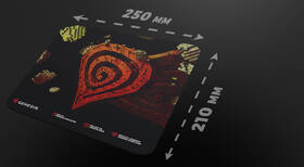 Podložka pod myš Genesis Ancient Stone of Genesis 25 × 21 cm červená

 obrázok produktu 8 z 10