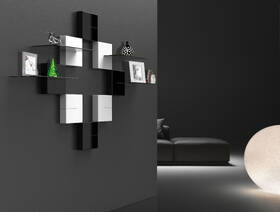 Police Meliconi Ghost Cube Shelf biela

 obrázok produktu 4 z 6