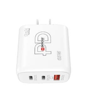 Cestovný adaptér SKROSS USB A+C 65W GaN US, Power Delivery, typ A 

 obrázok produktu 3 z 9