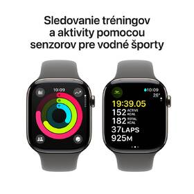 Inteligentné hodinky Apple GPS + Cellular 42mm prírodný titán - skalovo sivý športový remienok - M/L 

 obrázok produktu 3 z 8
