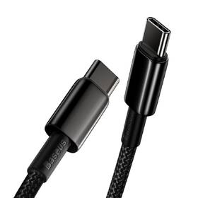 Kábel Baseus Tungsten Gold USB-C/USB-C, 100W, 1m čierny

 obrázok produktu 2 z 4