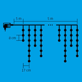 Vianočné osvetlenie SOMOGYI KKF 158/WH 

 obrázok produktu 1 z 2