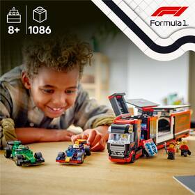 Stavebnica LEGO® City 60445 Kamión F1® s autami RB20 a AMR24 F1® 

 obrázok produktu 7 z 9