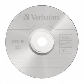 Disk Verbatim CD-R 700MB/80min, 52x, 50-cake 

 obrázok produktu 2 z 2