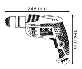 Vŕtačka Bosch Professional GBM 10 RE Professional 

 obrázok produktu 1 z 5