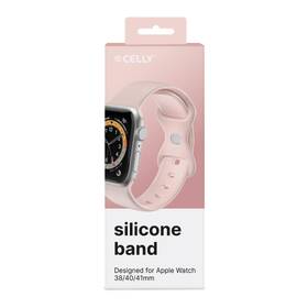 Remienok Celly silikonový na Apple Watch 38/40/41 mm ružový

 obrázok produktu 2 z 3