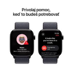 Inteligentné hodinky Apple GPS 46mm klavírno čierny hliník - atramentovo fialový prevliekaci športový remienok 

 obrázok produktu 5 z 8