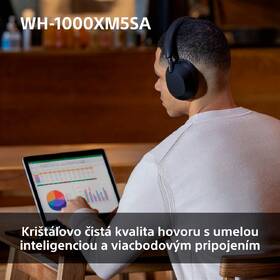 Slúchadlá Sony WH-1000XM5SA, Limitovaná edícia - mäkké púzdro čierna

 obrázok produktu 10 z 11
