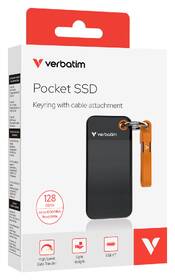 SSD externý Verbatim Pocket SSD 128GB oranžový

 obrázok produktu 3 z 6