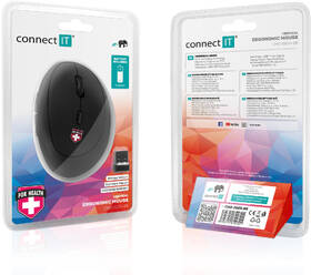 Myš Connect IT vertikálna, ergonomická pre ženy čierna

 obrázok produktu 12 z 12