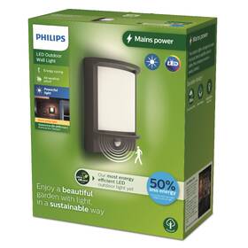 Nástenné svietidlo Philips Samondra, 2700 K, pohybový senzor 

 obrázok produktu 5 z 5