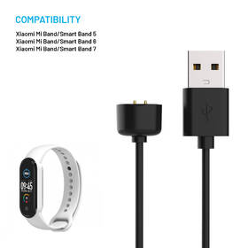 Nabíjací kábel FIXED na Xiaomi Mi Band 5/6/7 čierny

 obrázok produktu 2 z 4