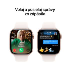 Inteligentné hodinky Apple GPS 42mm ružovo zlatý hliník - svetlo rumenný športový remienok - S/M 

 obrázok produktu 6 z 8