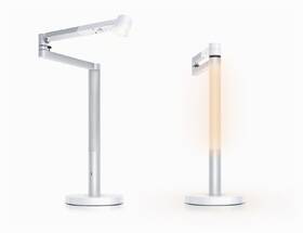 Stolná lampa Dyson Solarcycle Morph CD06, 14,3W, stmievanie, PIR strieborná/biela

 obrázok produktu 1 z 8