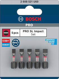 Sada bitov Bosch PRO 2.608.521.U60 Slotted Impact 

 obrázok produktu 1 z 1
