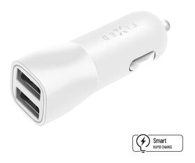 Adaptér do auta FIXED 2x USB, 15W Smart Rapid Charge biely

 obrázok produktu 1 z 2